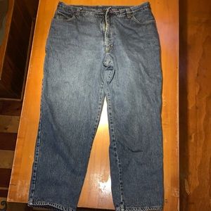 Woolrich Size 42 Flannel skinner Vintage Dark Denim Jeans